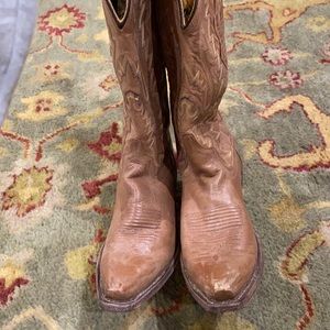 Old west leather boots